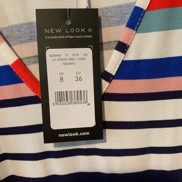 NWT ASOS striped New Look maxi-dress - Picture 3 of 6